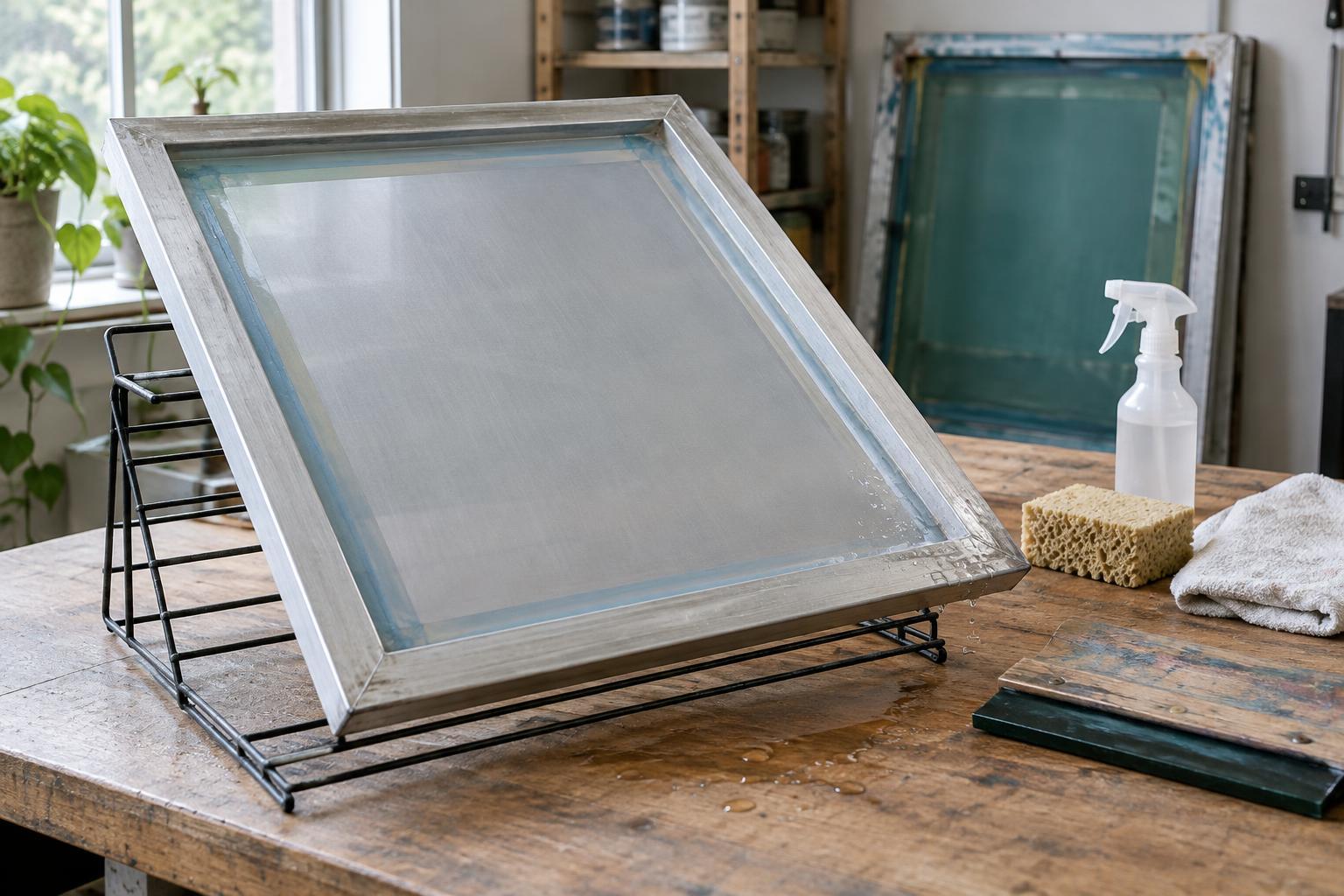 Caring for Screens Between Screenprinting Sessions