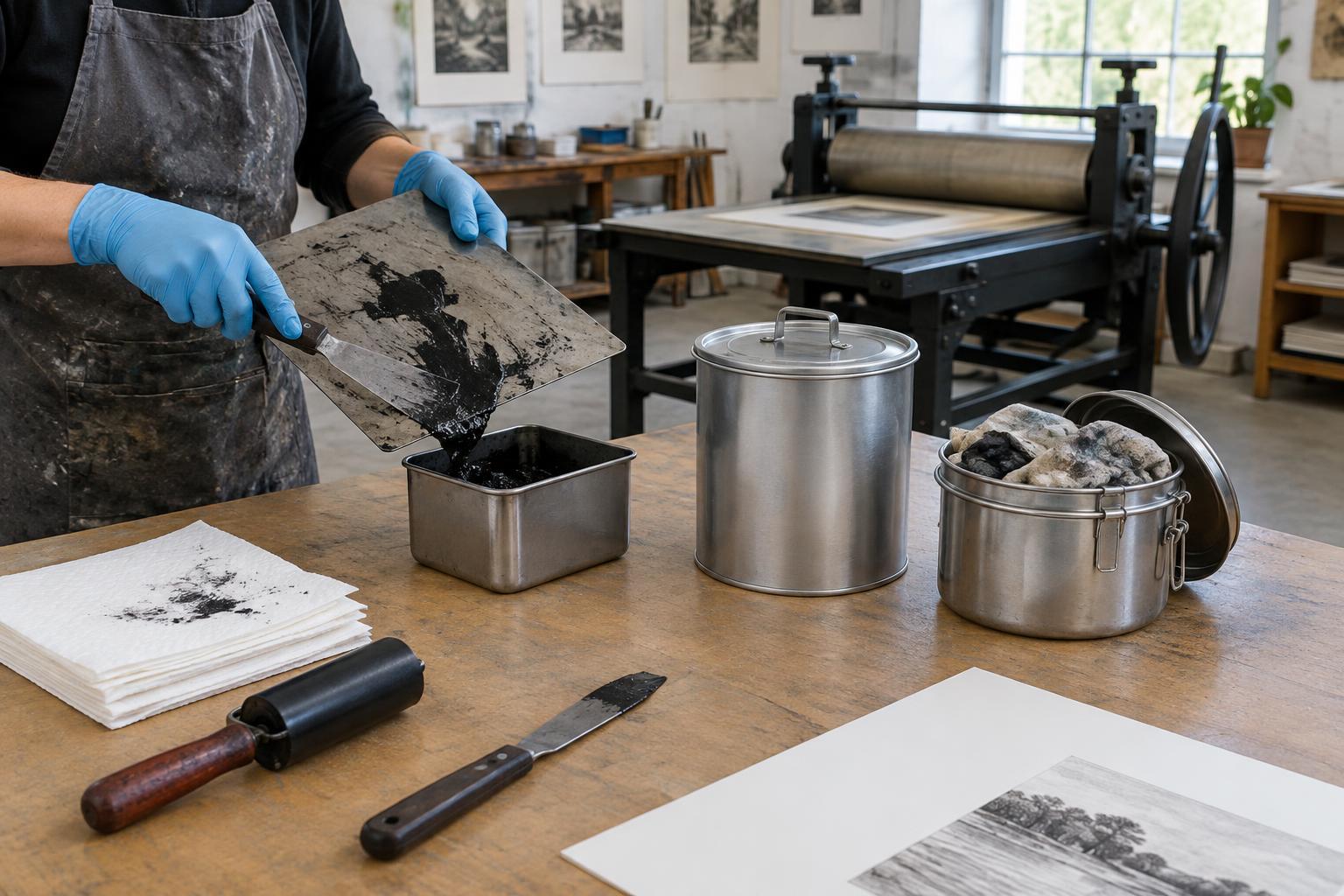 How to Collect and Dispose of Ink, Solvent and Contaminated Rags