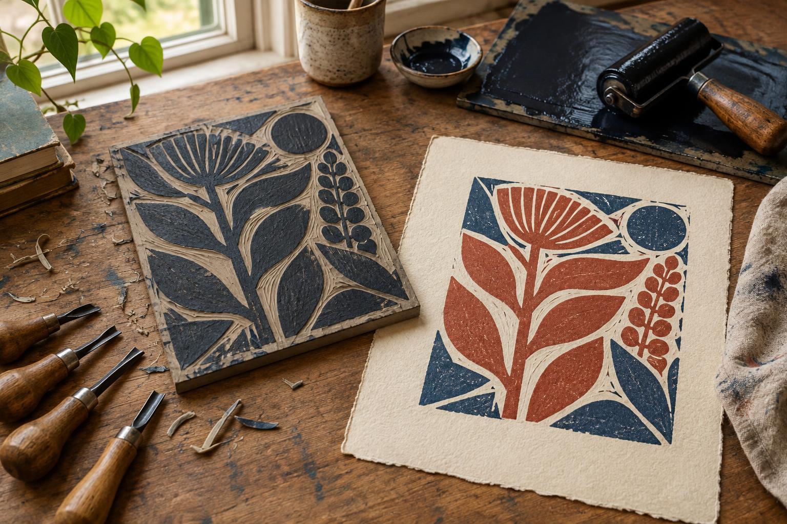 How the Linocut Became a Fine-Art Medium