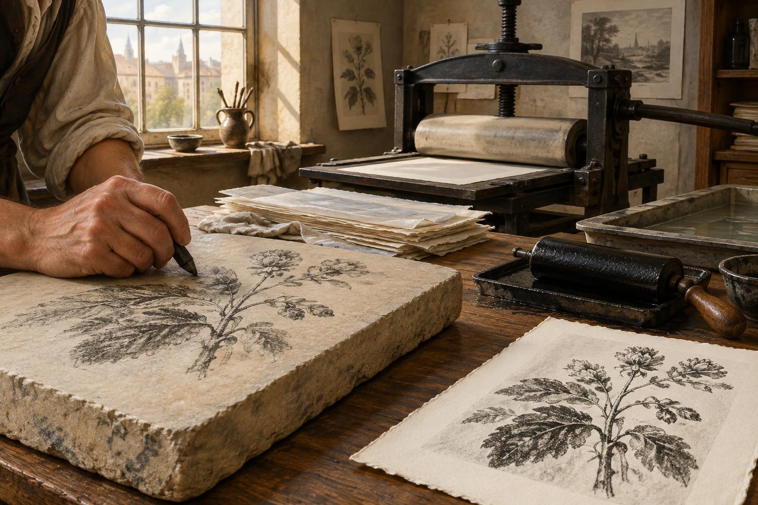 The Invention of Lithography and Its Adoption by Artists